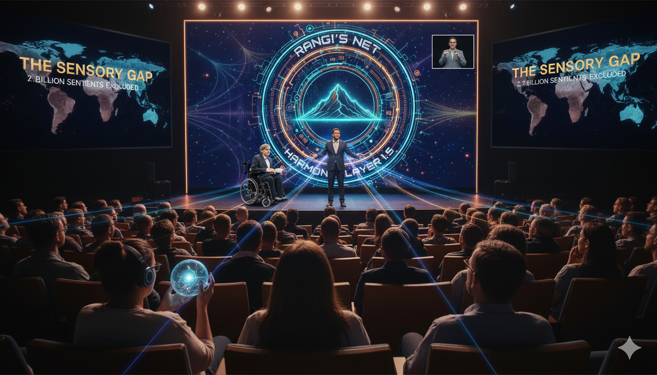 The Sensory Gap - 2.7 Billion Sentients Excluded
